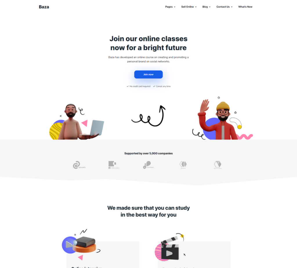 Baza - Creative MultiPurpose WordPress Theme